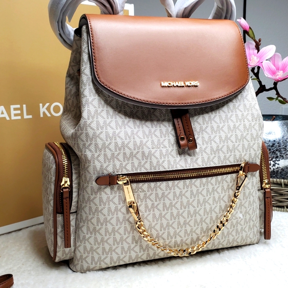 Michael Kors Backpack Vanilla Acorn LG